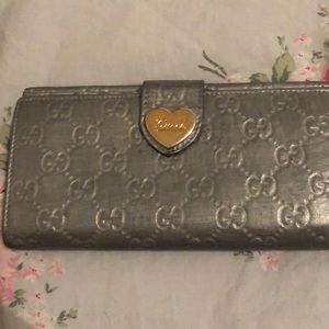 Metallic Gucci Wallet